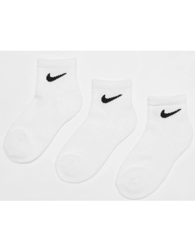 Three Pairs of Nike Basic Pack Ankle Socks - White