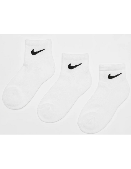 Trois paires de chaussettes Nike Basic Pack - Blanc