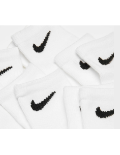 Sechs Paar Nike Basic Pack Knöchelsocken – Weiß 2