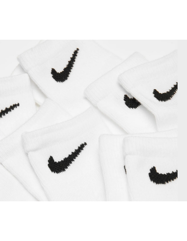 Six paires de chaussettes Nike Basic Pack - Blanc