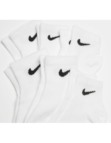 Six paires de chaussettes Nike Basic Pack - Blanc