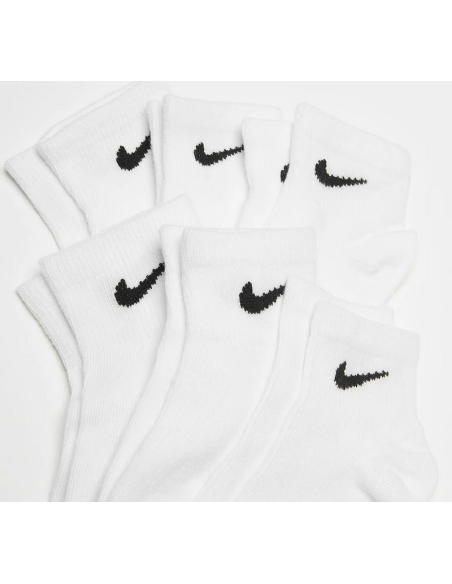 Sei Paia di Calzini Nike Basic Pack Ankle - Bianco