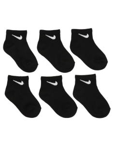 Sei Paia di Calzini Nike Basic Pack Ankle - Nero