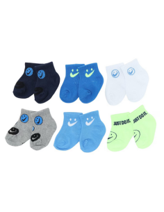 Sechs Paar Nike Socken für Kleinkinder/Kleinkinder –...