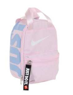 MINI ZAINO BAMBINA NIKE PULL ZIP LUNCH BAG TERMICO ROSA