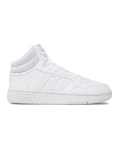 Scarpe Uomo Adidas Hoops 3.0 Mid - Bianco 2
