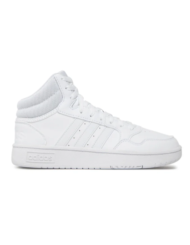 Scarpe Uomo Adidas Hoops 3.0 Mid - Bianco