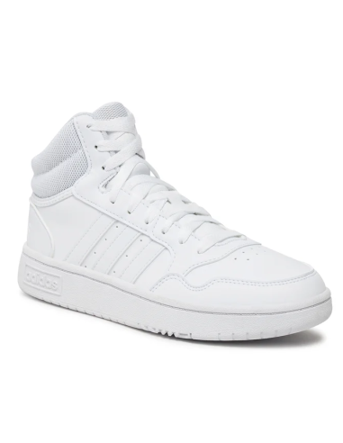 Adidas Hoops 3.0 Mid Zapatillas Hombre - Blanco