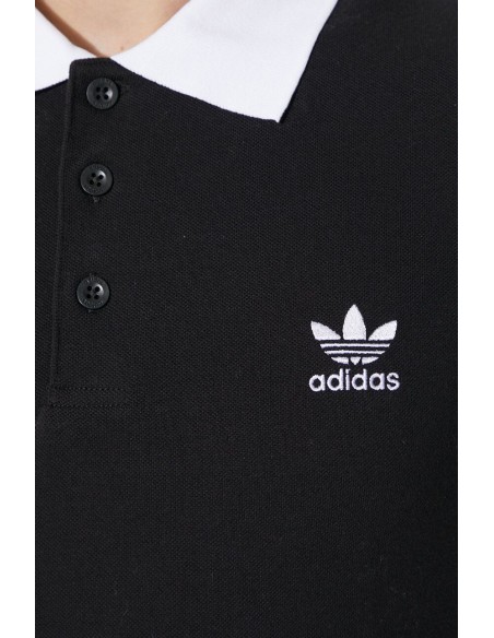 Polo Uomo Adidas Adicolor Classics 3-Stripes - Nero