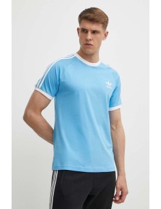 T-shirt Homme Adidas Adicolor Classics 3-Stripes - Bleu...