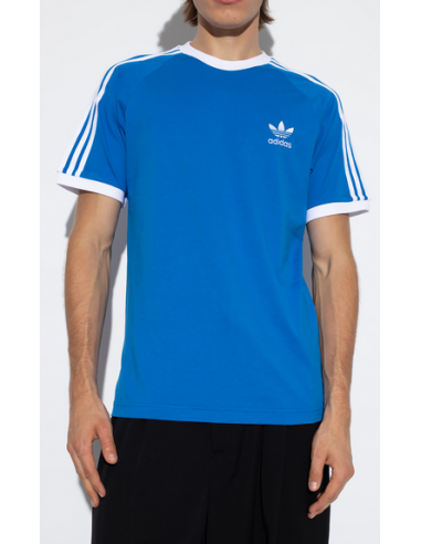 Camiseta Adidas Adicolor Classics 3 Rayas Hombre - Azul