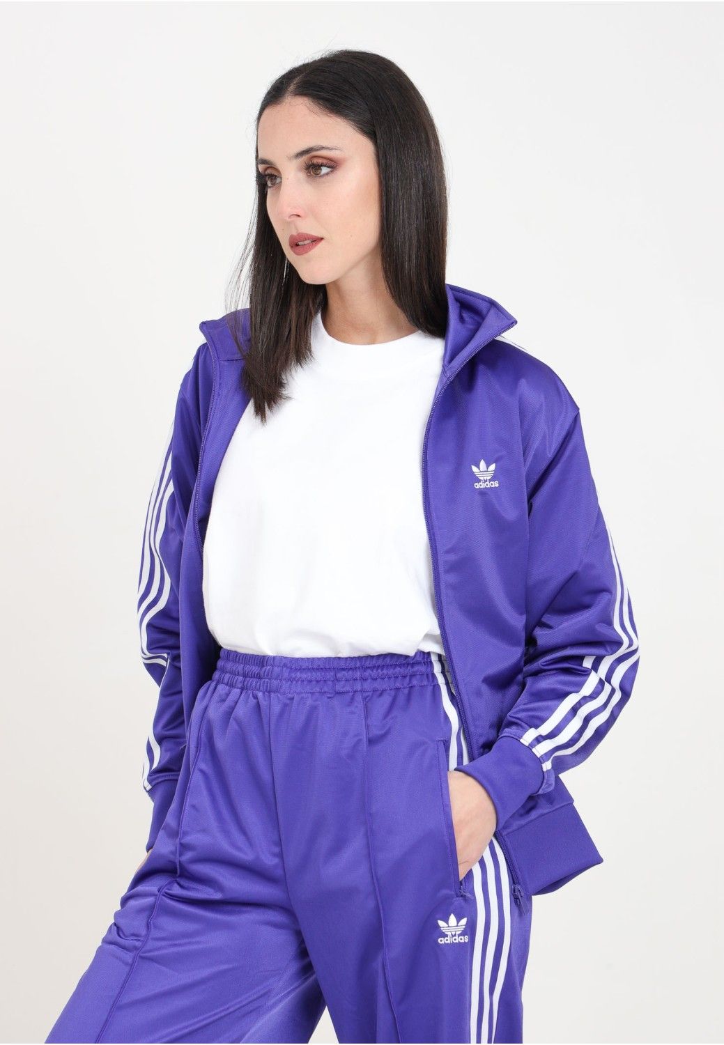 Adidas trainingsanzug damen lila online