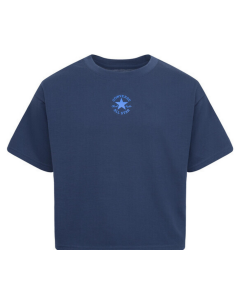 T-shirt ragazza Converse CNVG Chuck Patch Boxy - Blu