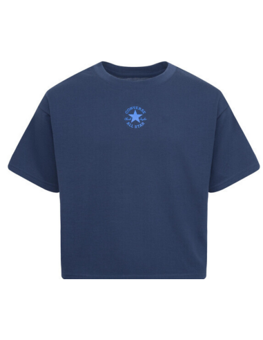 Converse CNVG Chuck Patch Boxy T-Shirt für Mädchen – Blau