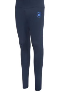 Converse Chuck Rise High Girl Leggings - Blue