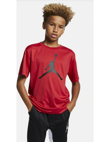 Camiseta Jordan JDB Jumpman Logo Dri-Fit Niño - Rojo