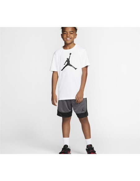 Camiseta Jordan JDB Jumpman Logo Dri-Fit Niño - Blanco