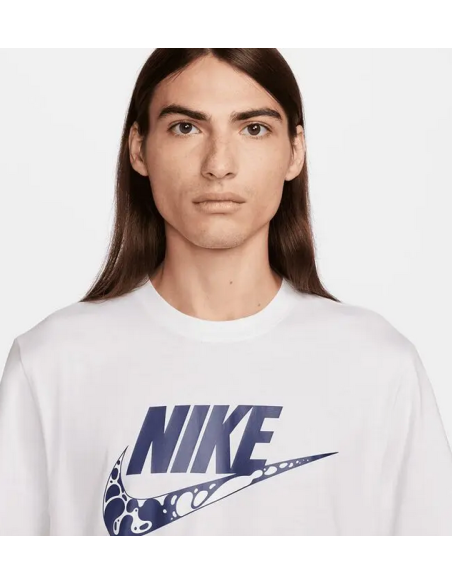 Nike NSW Tee12MO Futura Herren-T-Shirt – Weiß