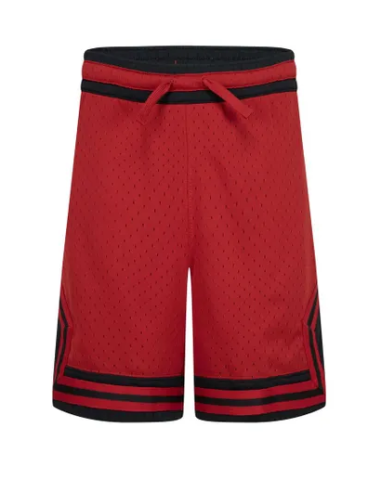 Jordan Diamond Shorts für Jungen – Rot/Schwarz