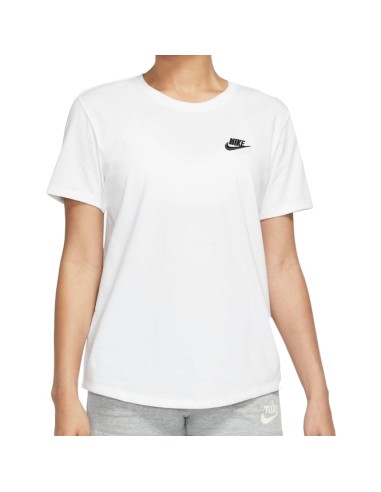 Camiseta Nike Club Essentials Mujer - Blanco