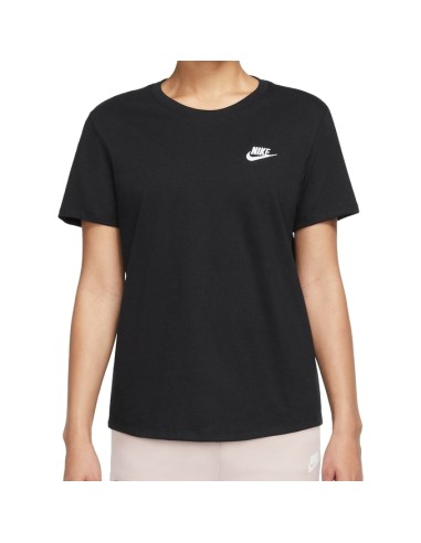 Camiseta Nike Club Essentials Mujer - Negro