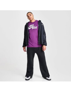 T-shirt pour homme Nike SportSwear Just Do it - Violet 2