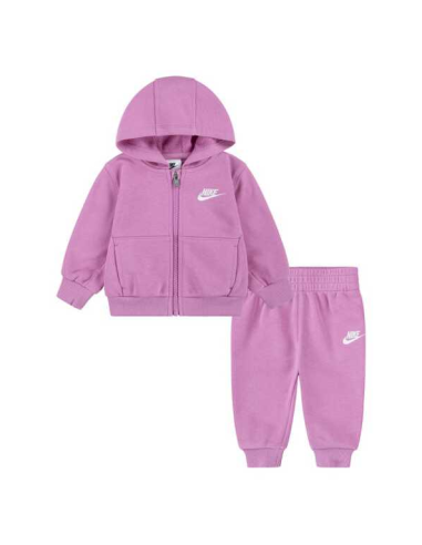 Survêtement fille Nike LBR FZ Club Set - rose