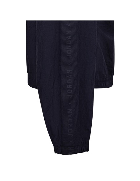 Jordan Jumpman Woven winddichte Mädchenjacke – Schwarz