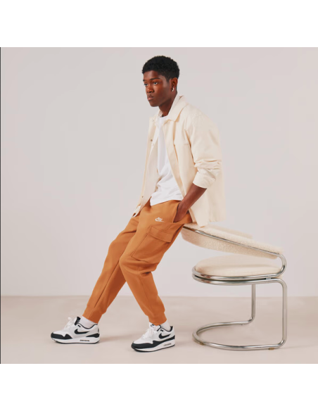 Pantalone Uomo Nike Cargo Club Fleece - Marrone