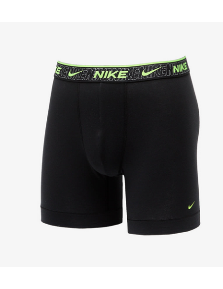 Three Nike Everyday Cotton Stretch Boxers - black