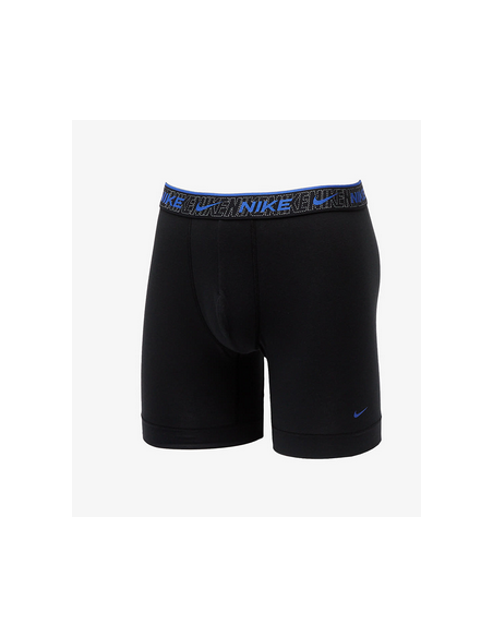 Drei Nike Everyday Cotton Stretch Boxershorts – Schwarz