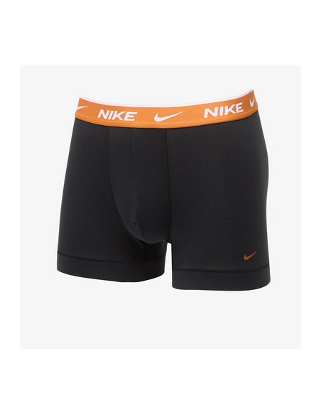 Drei Nike Everyday Cotton Stretch Boxershorts – Schwarz
