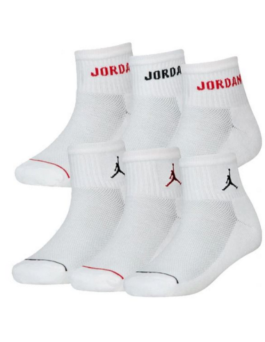 Sechs Paar Jordan Legend Ankle Socken – Weiß