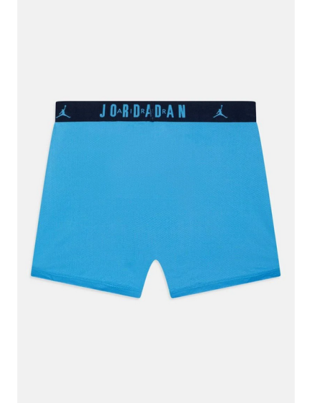 Due Boxer Ragazzo Jordan Flight Micro - Azzurro/Rosso