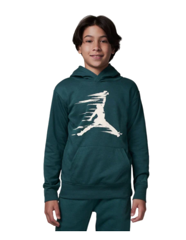 Jordan MJN Flight MVP FT PO Boy's Sweatshirt - Green