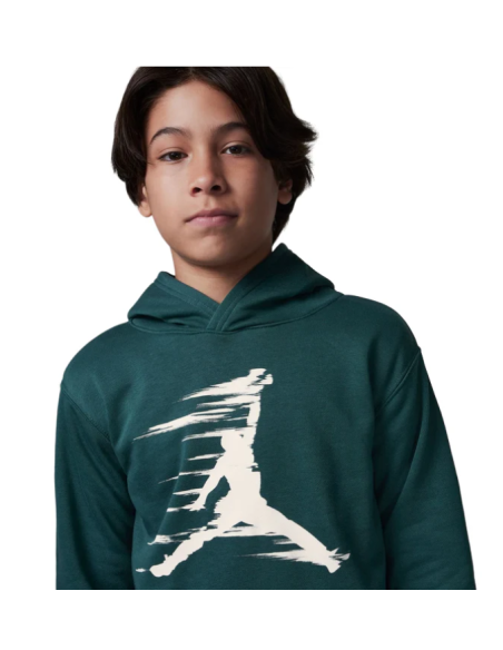 Sweatshirt Garçon Jordan MJN Flight MVP FT PO - Vert