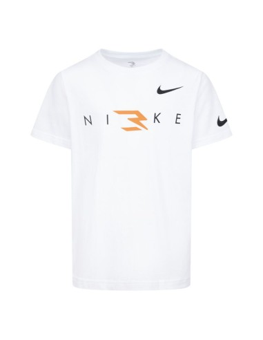 Camiseta Nike 3 Brand Tee Niño - Blanco