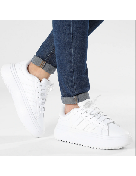 Adidas Grand Court Platform Damenschuhe - Weiß