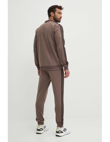 Chándal Adidas 3 Rayas Hombre - Marrón