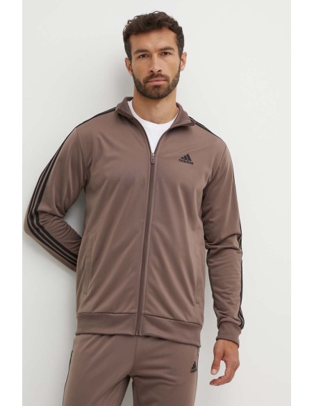 Tuta Uomo Adidas 3 Stripes - Marrone