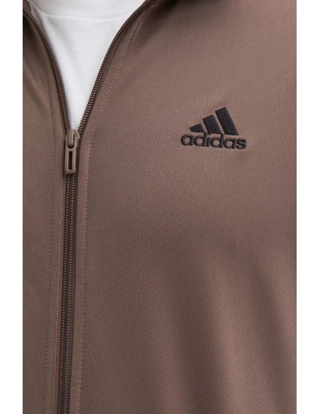 Tuta Uomo Adidas 3 Stripes - Marrone