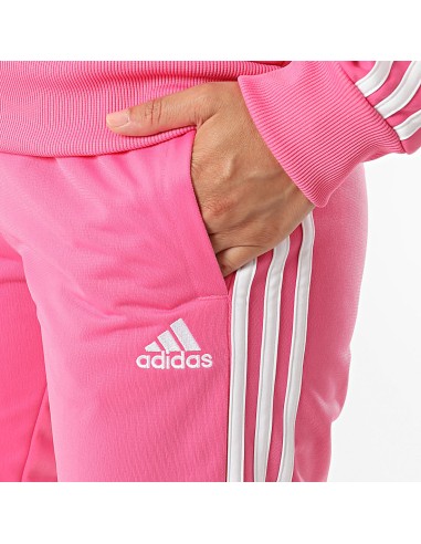 Tuta Adidas Donna Essentials 3-Stripes - Rosa