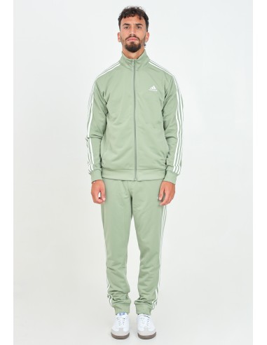 Tuta Uomo Adidas 3 Stripes - Verde