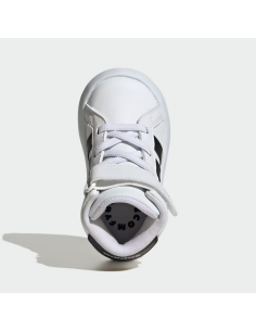 Adidas Grand Court Mid Child Shoes - White/Black 2