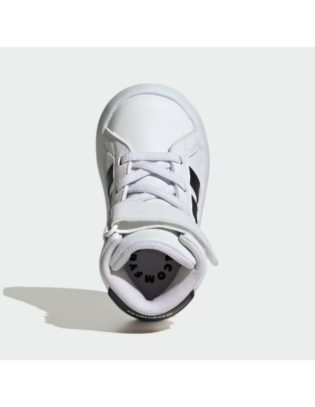 Scarpe Bambino Adidas Grand Court Mid - Bianco/Nero