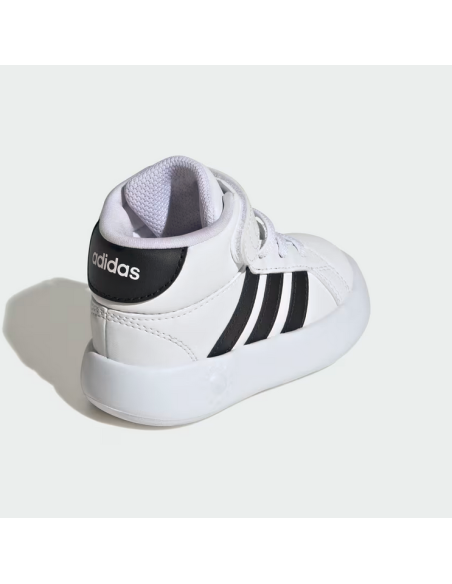 Scarpe Bambino Adidas Grand Court Mid - Bianco/Nero