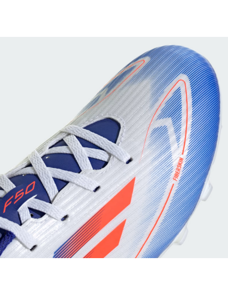 Adidas F50 Club Flexible Ground Fußballschuhe – Weiß/Blau