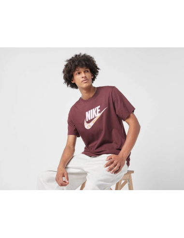T-shirt Uomo Nike NSW Tee12MO Futura - Bordeaux