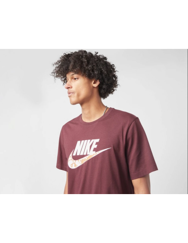 T-shirt Uomo Nike NSW Tee12MO Futura - Bordeaux
