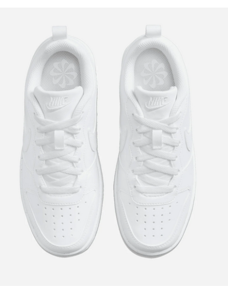 Chaussures Nike Court Borough Low Recraft (GS) pour Filles - Blanc